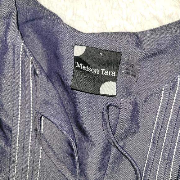 Maison Tara Fit And Flare Dress - Picture 4 of 12